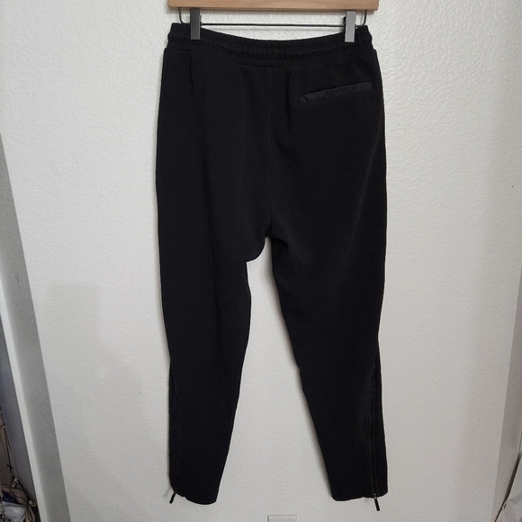 Hugo boss black track pants zipper pockets women's size medium - Picture 2 of 10